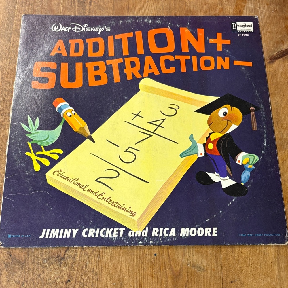 Walt Disney's Addition and Subtraction Record